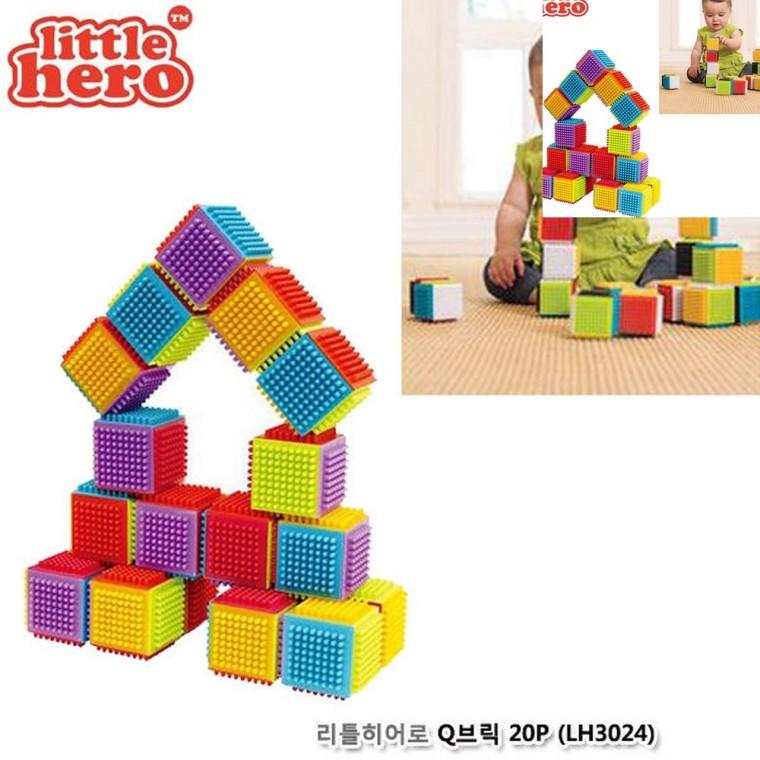Q브릭20P 교구블록 블록교구 두뇌발달블록