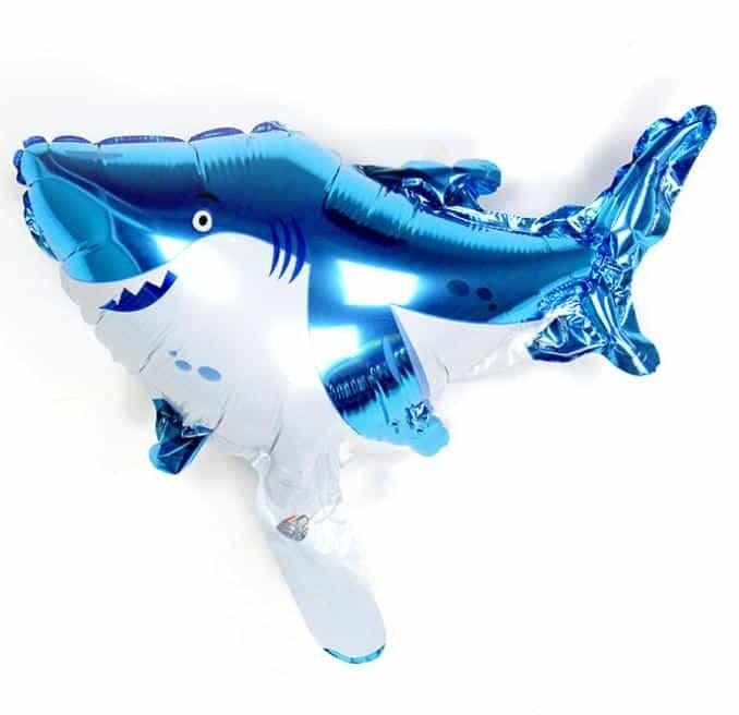상어 헬륨 호일풍선 95x55cm 파티풍선장식 은박풍선 장식풍선