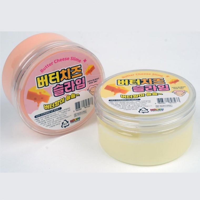 버터 치즈 슬라임 (1P) 촉감놀이 찐득볼 끈끈이 스트레스볼