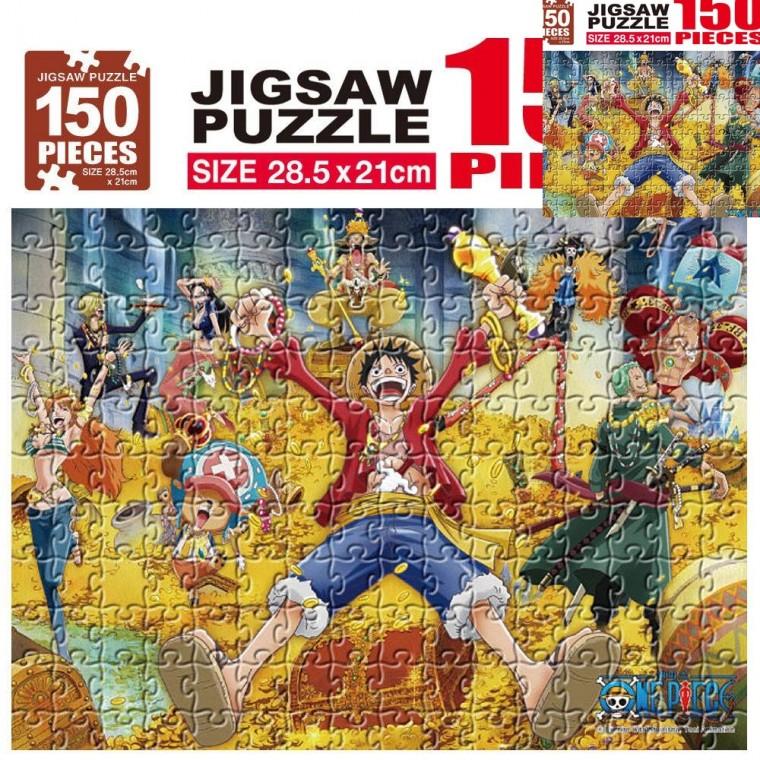 원피스 직소퍼즐 150pcs 보물더미 테이블게임 직쏘퍼즐 그림퍼즐