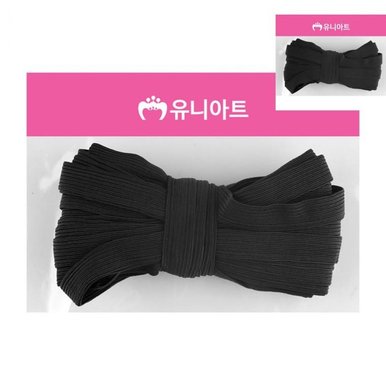 넙적 밴드 검정 팬티고무줄 허리고무줄 속옷고무줄