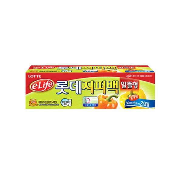 [도매포유]롯데지퍼백 알뜰형 30X35cm 20매