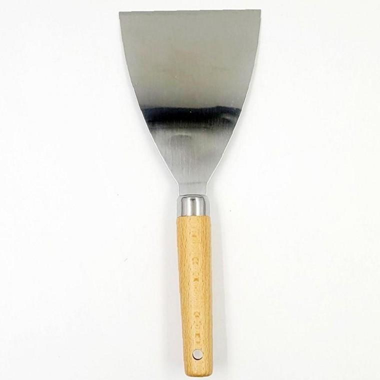우드 손잡이 안심 스테인레스 오코노미야끼 삼각 뒤집개