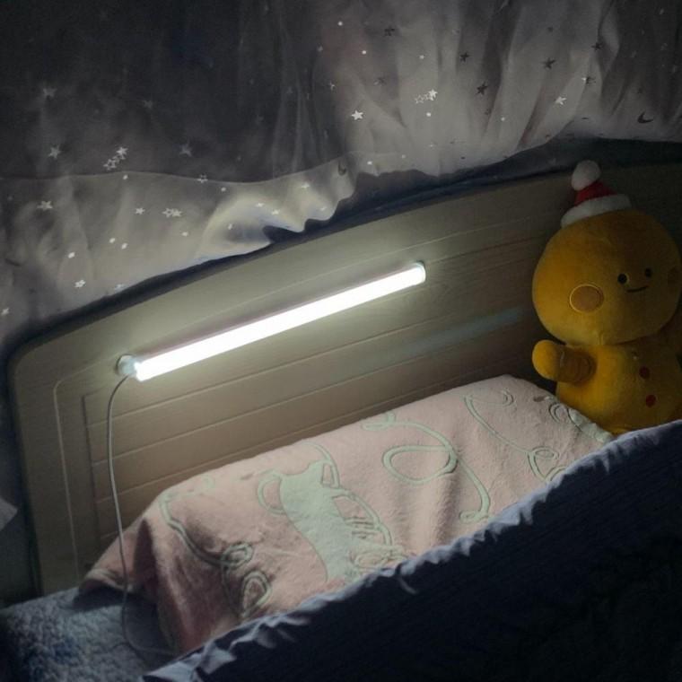 자석부착 붙이는 정갈한 USB LED바 막대조명 37cm