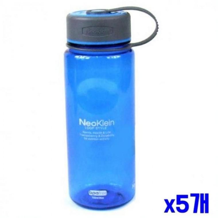 휴대용 레저 투톤물병 750ml x5개