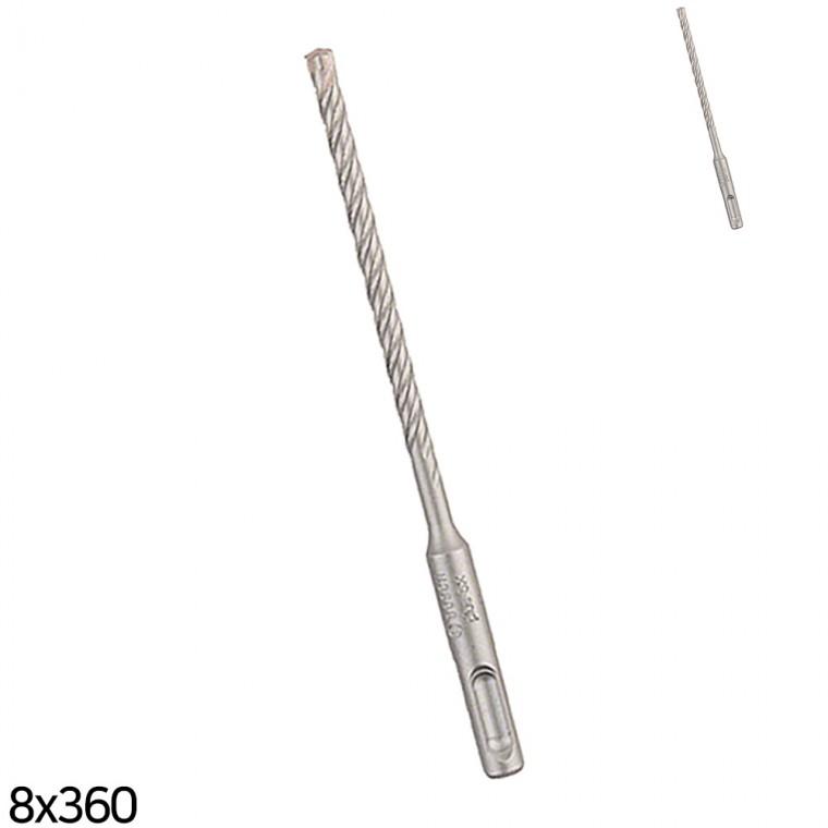 햄머드릴8x360mm 콘크리트구멍뚫기날 벽구멍뚫는쇠 함마드릴비트