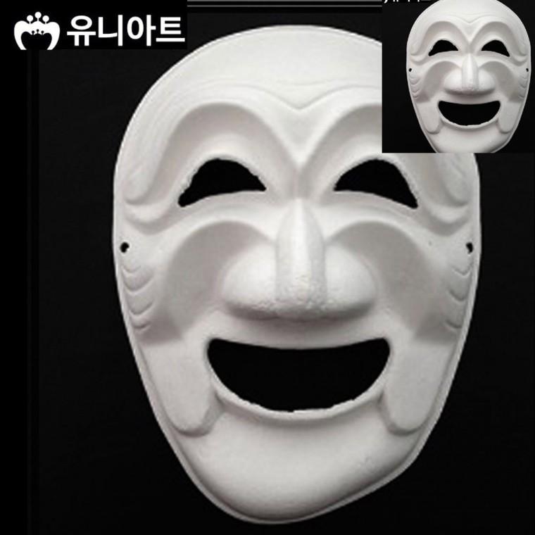 양반탈 종이탈 반가면 4개입 동물가면 웃긴가면 여자가면