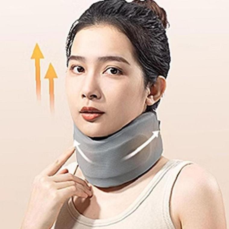 바른자세 실속형 목쿠션 학생 직장인 목보호대 지지대 견인기
