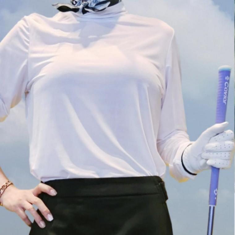 하이넥 티셔츠 여성 (1+1) 이너웨어 베이스레이어 티셔츠
