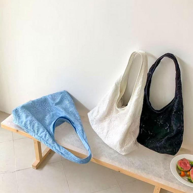 가벼운 레이스 숄더백 여름 캐주얼 가방