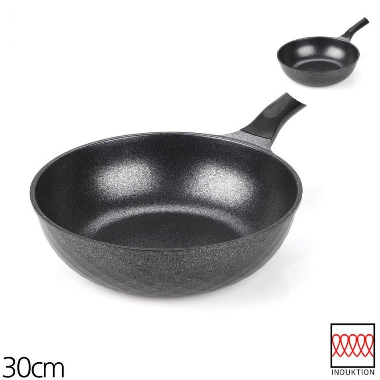 인덕션 실버 궁중팬 30cm 웍팬 튀김웍 가정용궁중팬