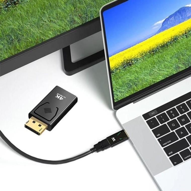 DP to 프리미엄 HDMI 젠더 컴퓨터 TV 모니터 연결 변환 컨버터