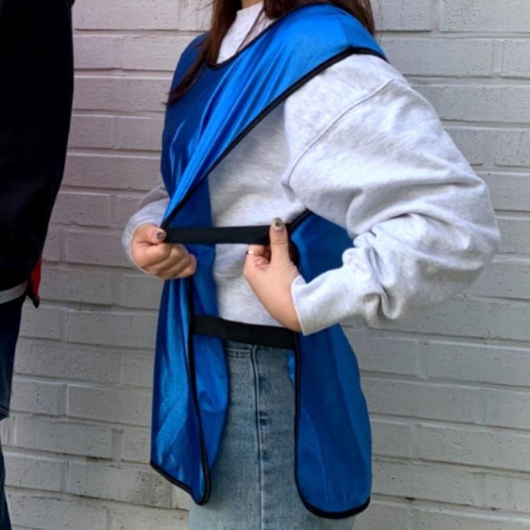 밴드형 멀티형 팀조끼 블루