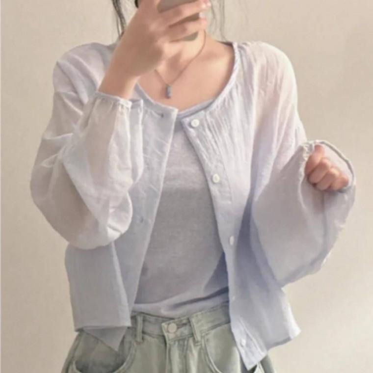 투피스 가디건 스판 여름 벨라 볼레로 나시 탑 세트