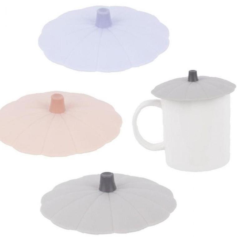 실리콘 적 컵뚜껑 덮개 10cm