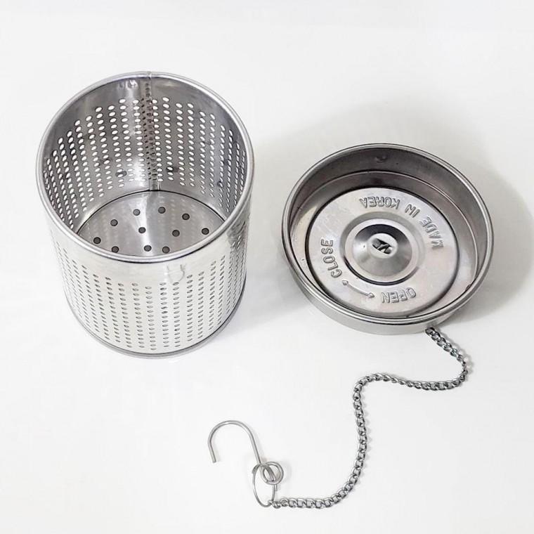 정공타공 가정용 스텐 멸치망-소 멸치다시망 육수망 거름망