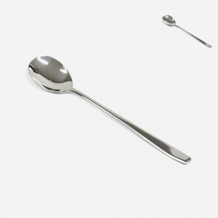 스텐 민자 숟가락 유광 식당용스텐수저 가정용숟가락 급식용숟가락