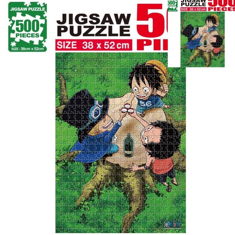 원피스 직소퍼즐 500pcs 결의 테이블게임 퍼즐액자 성인퍼즐