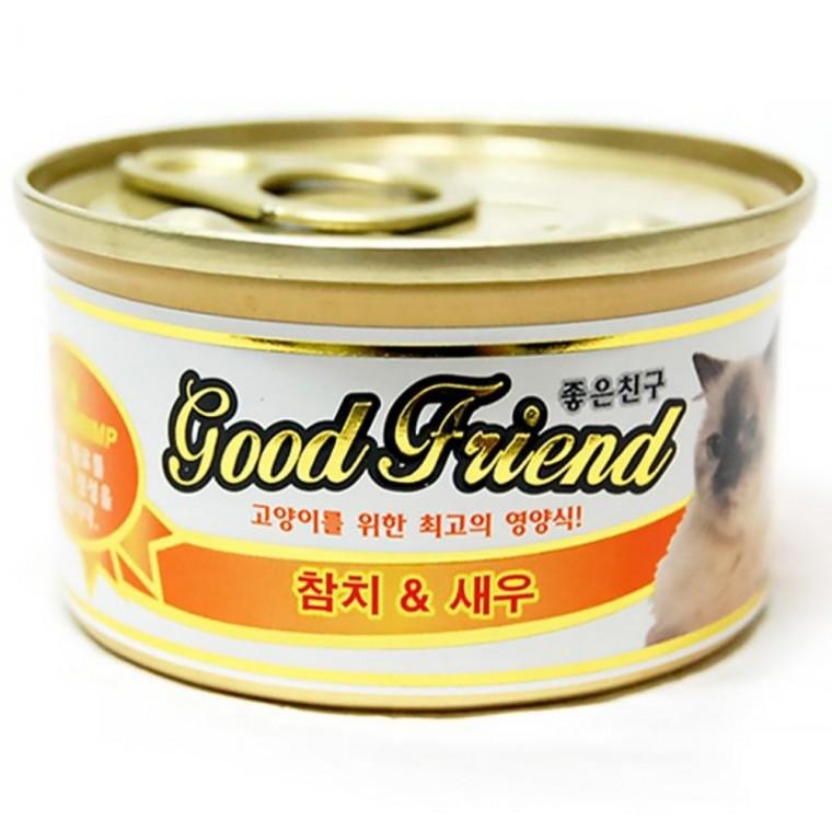 고양이통조림 참치와 새우 24EA 고양이건강간식 고양이캔간식 고양이간식캔