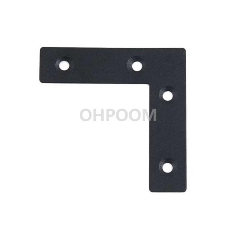 평철 60x60x1T 흑색 15mm 철물부속 가구철물 철물부속품