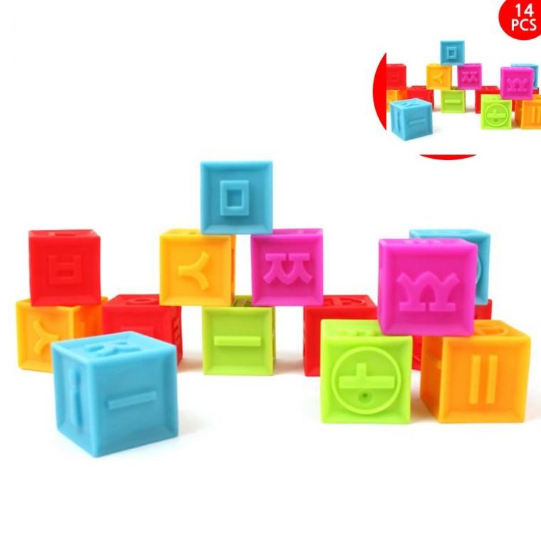 한글 소프트블록 14PCS 만들기블럭 유아블록 블럭쌓기