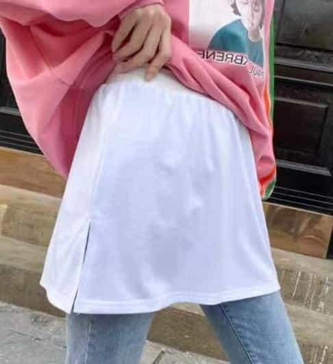 페이크 레이어드 힙커버 밴드 레깅스힙커버 레깅스커버업 필라테스힙커버