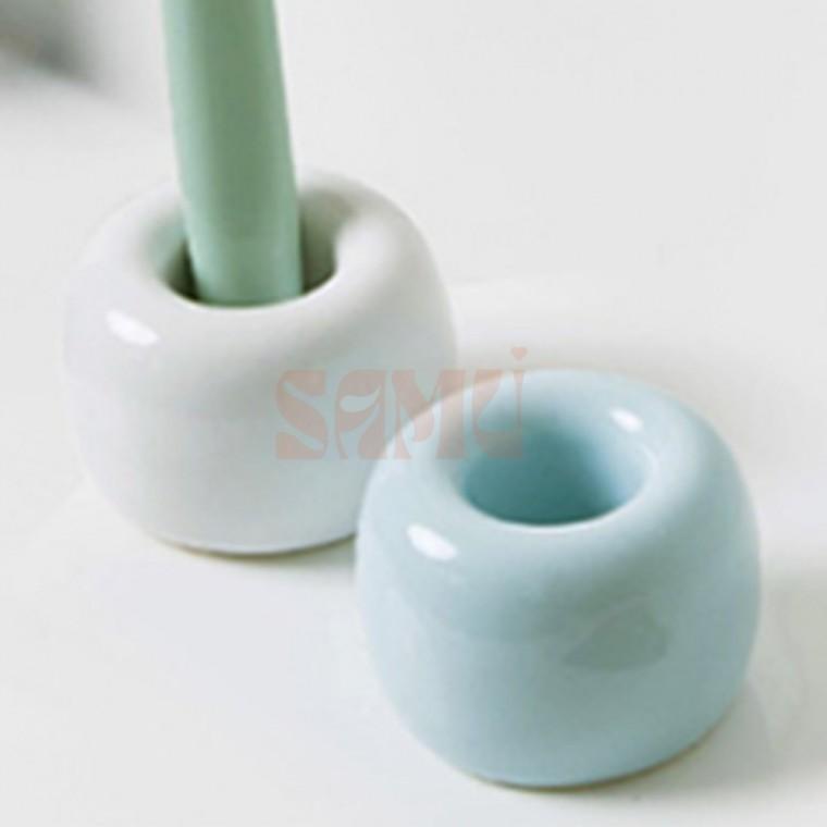 세라믹 칫솔꽂이 칫솔걸이대 심플칫솔꽂이
