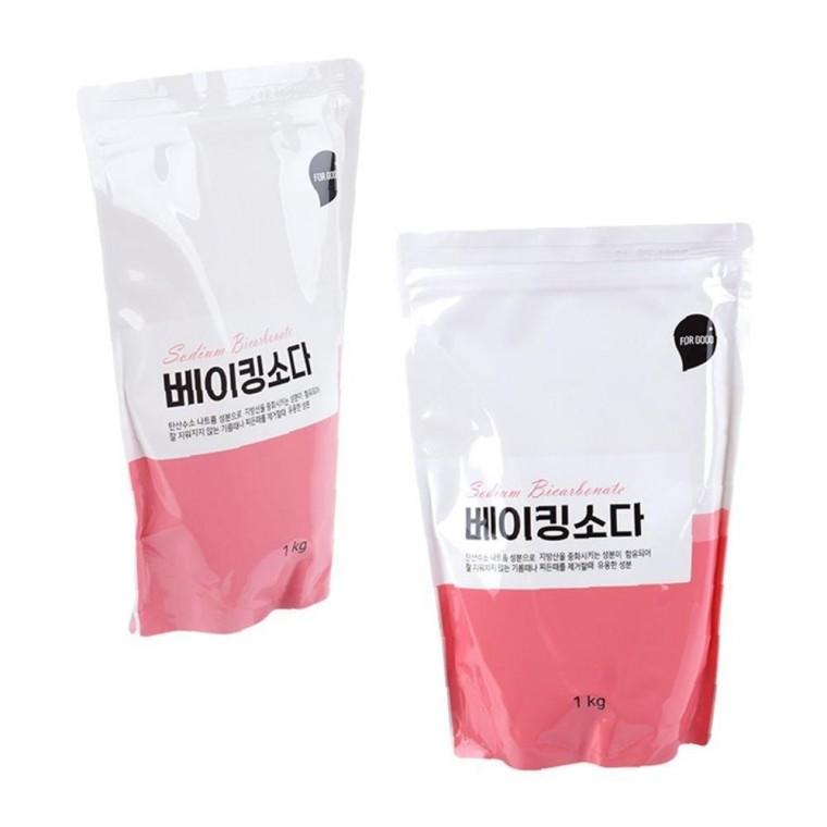 베이킹소다 리필 라운드 1kg 찌든때제거 세정제 빨래 싱크대
