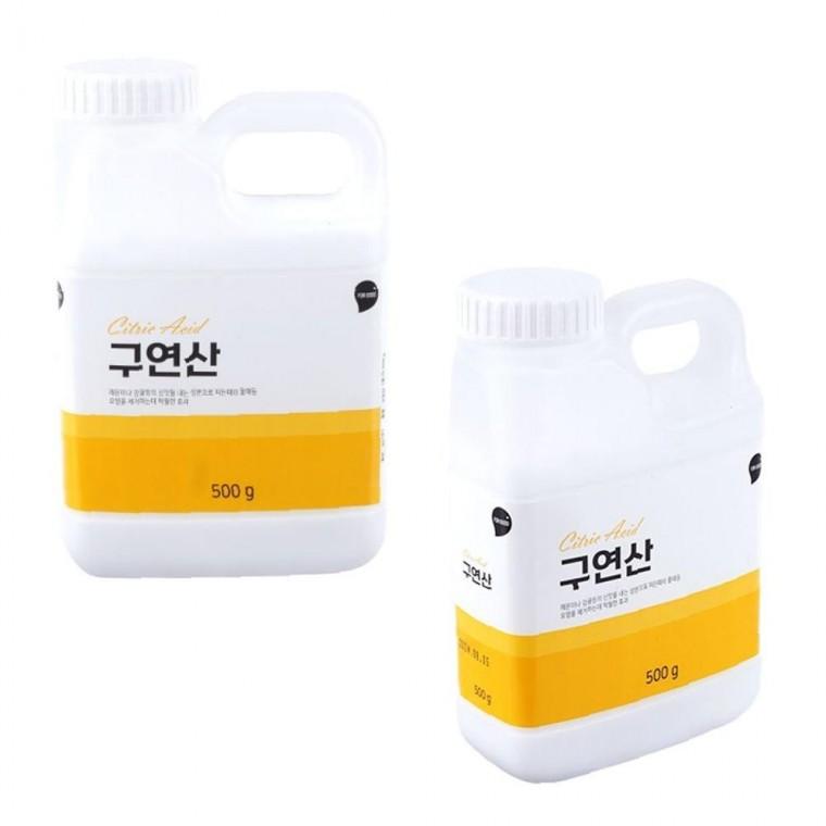 구연산 용기형 쾌적 500g 다목적 세정제 섬유유연제 세제