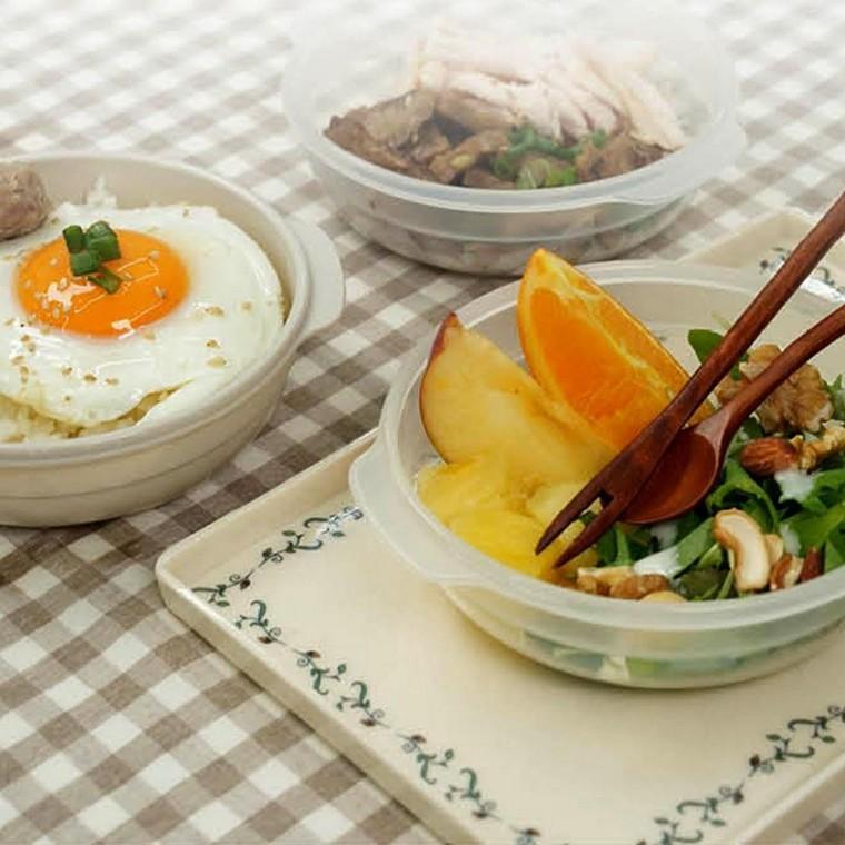 컬러 파스텔 냉동음식 앞접시 과일접시 개인접시 용기 디자인접시 주방용품