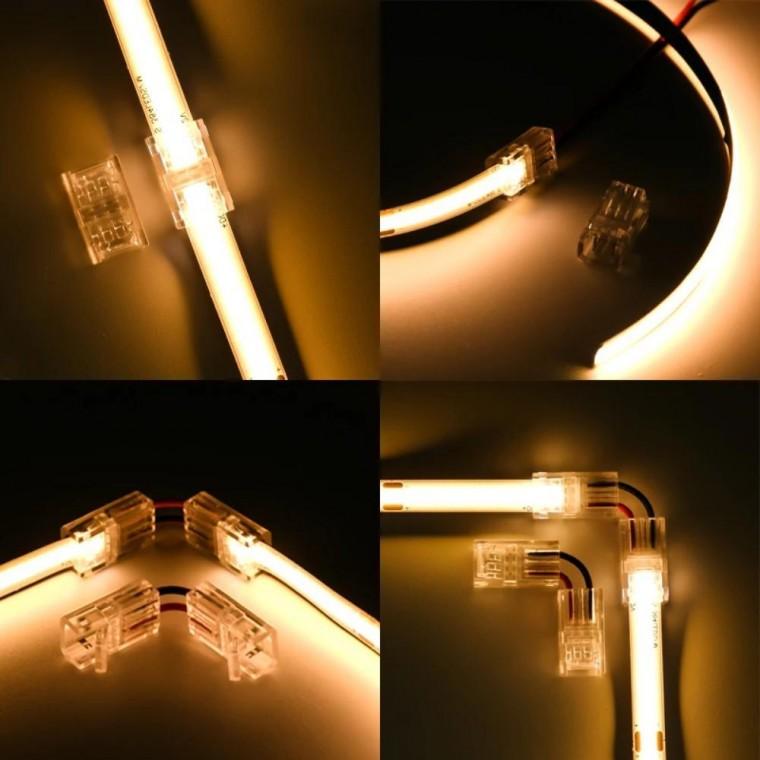 스트립 LED DC파워 연장 코너 커넥터 DC파워 형광등 조명 연장