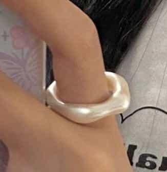 오로라 아크릴 마블 반지 물결링 웨이브링 레이어드반지
