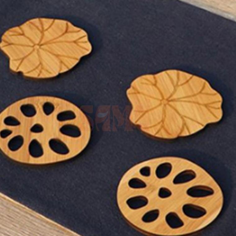 우드 티 코스터 1P 커피받침 머그잔받침대