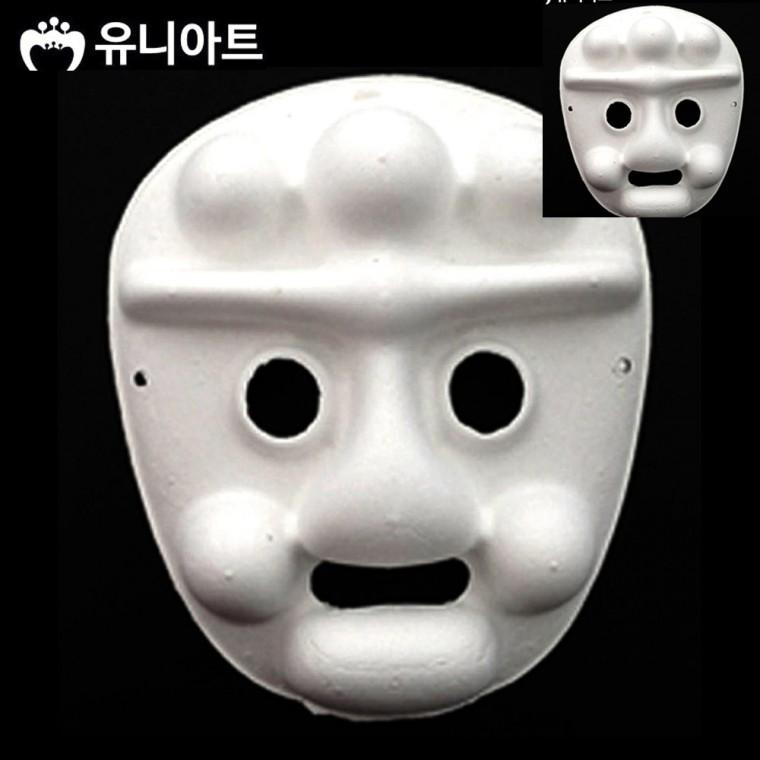 봉산탈 종이탈 반가면 4개입 여자가면 캐릭터가면 이벤트가면