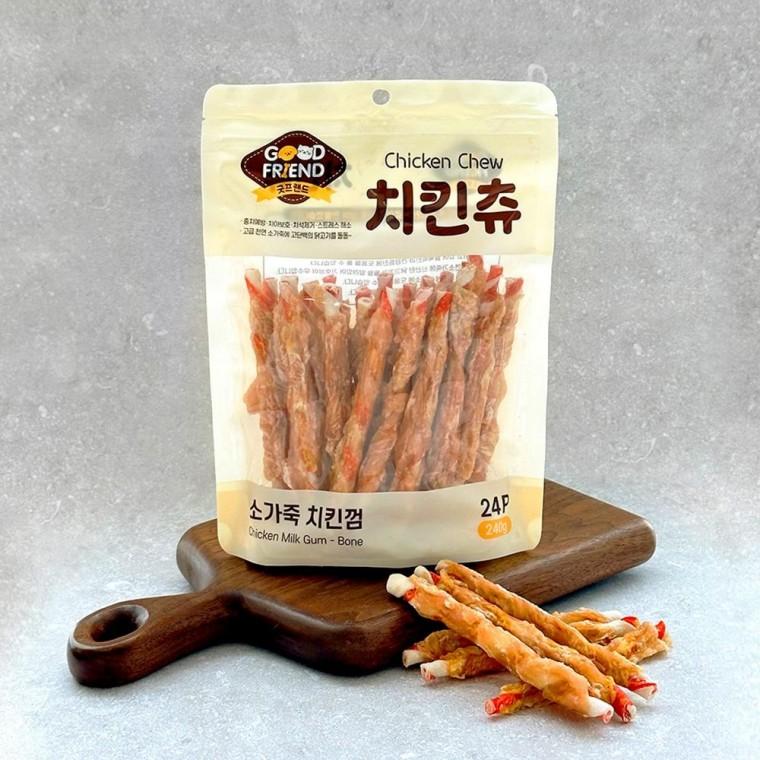 강아지닭고기간식 치킨츄 24p 강아지치석제거간식 애완견간식 강아지닭가슴살