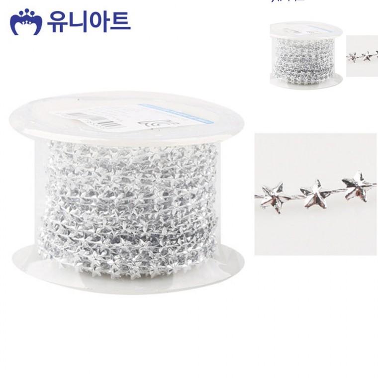 롤체인줄 은색 비즈공예부자재 비즈체인 키링부자재별