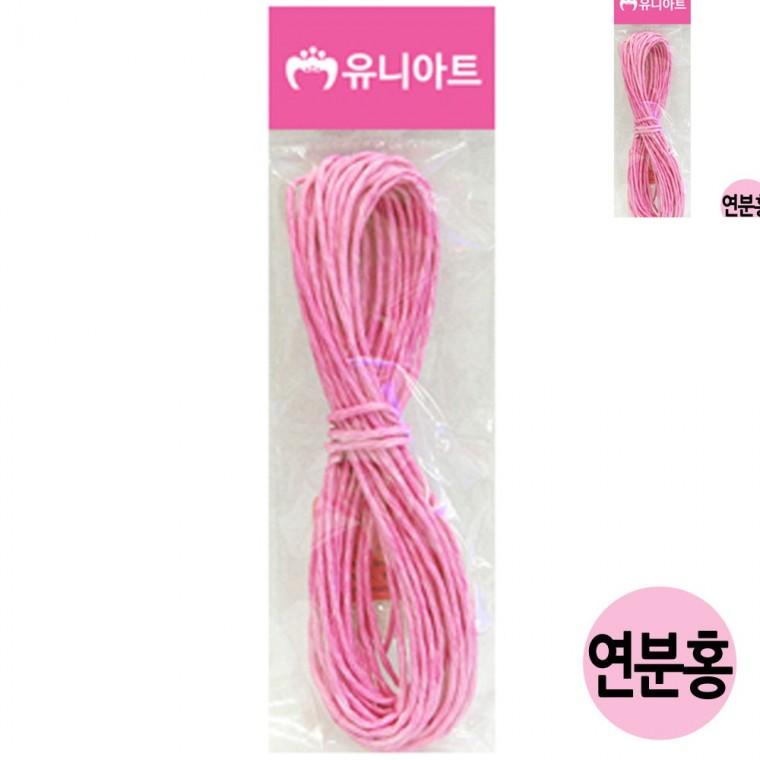 칼라 지끈 2mm 연분홍 종이공예 종이노끈 예쁜끈