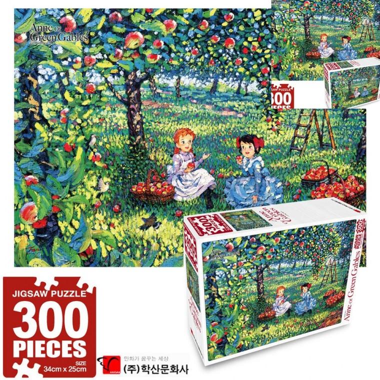 빨강머리앤 직소퍼즐 300pcs 사과밭에서 테이블게임 퍼즐액자 퍼즐놀이