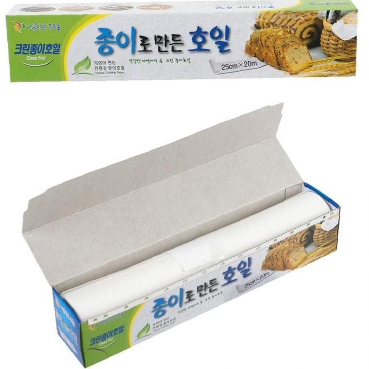 종이로 만든 기본형 쿠킹 종이 호일 25cm x 20M
