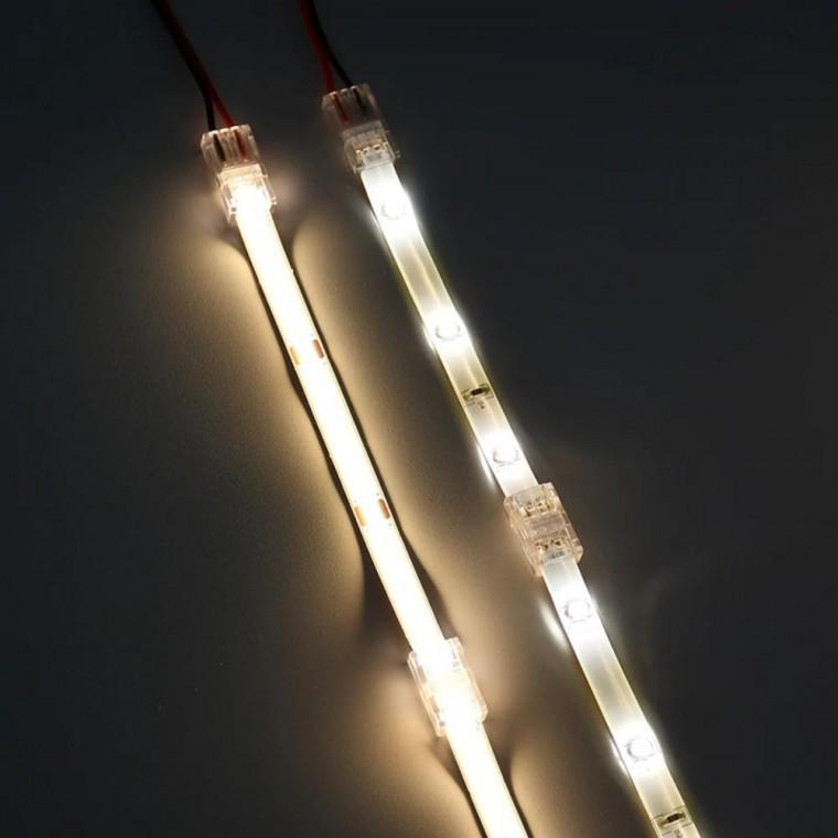 스트립 LED 단면 커넥터 연장 양면 가구 연장 조명 LED 연결선