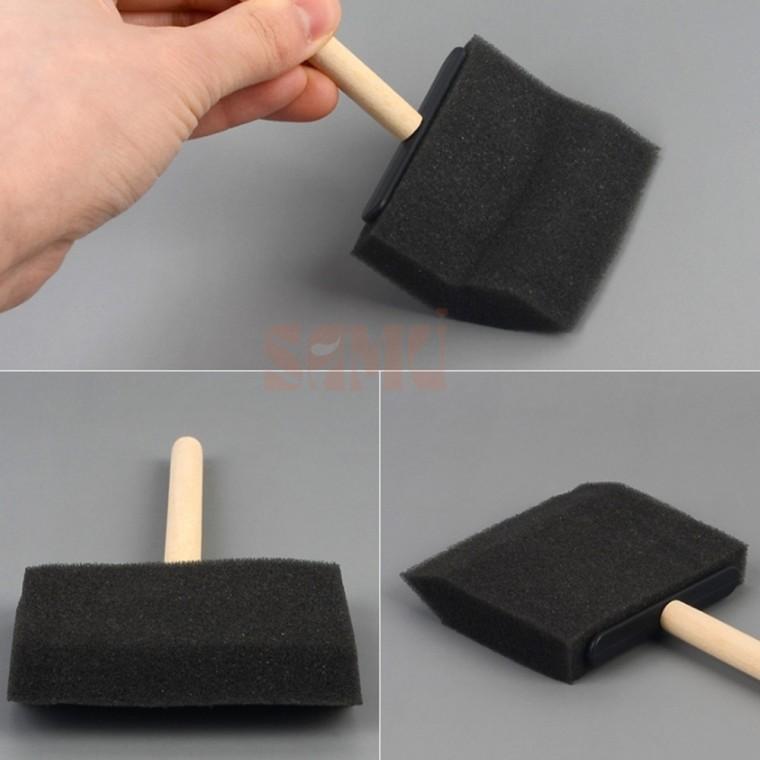 스폰지 붓 7.5cm 미술용붓 도배용붓