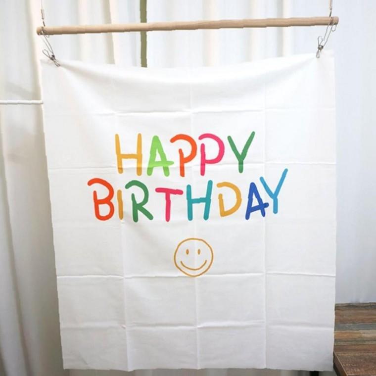 패브릭 포스터 튼튼한 - 생일축하4