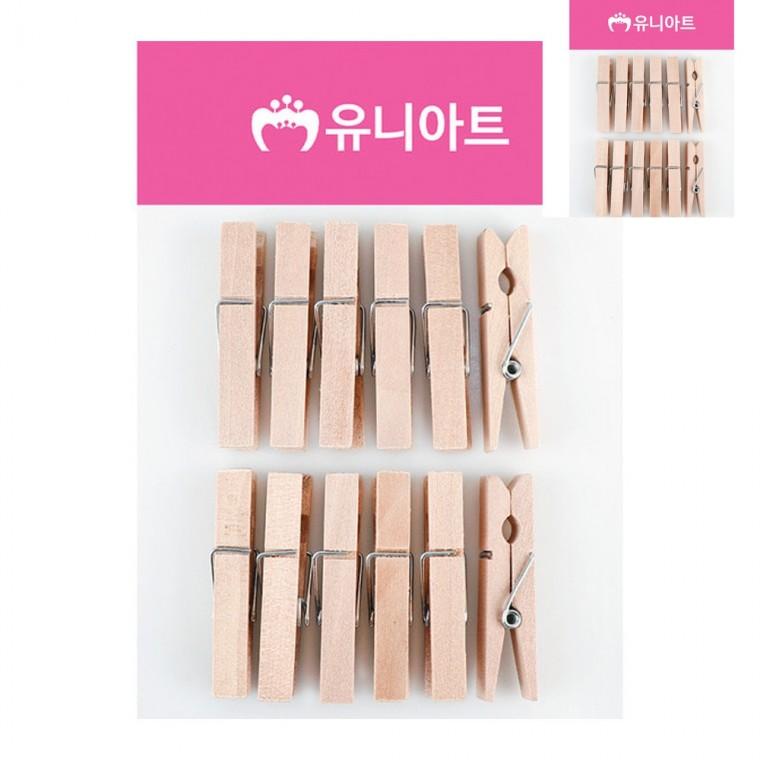 나무집게 대 원목 사진걸이집게 메모집게 사진집게
