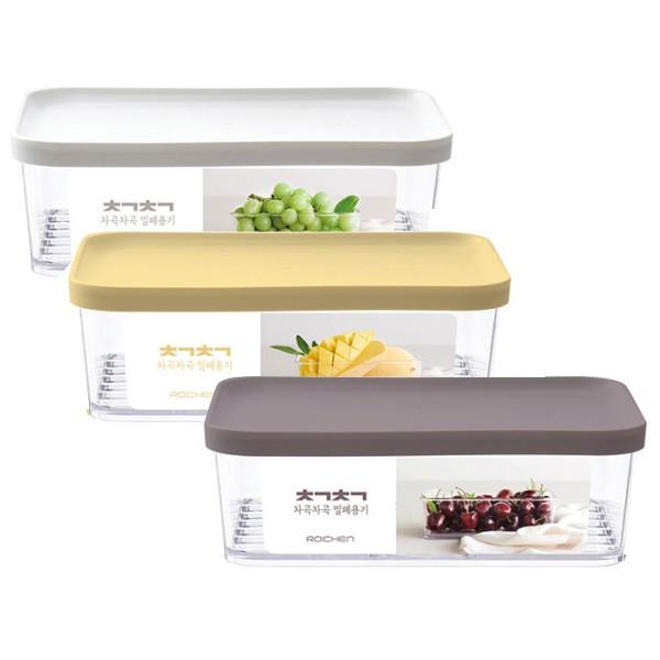 [도매포유]로이첸 차곡차곡 밀폐용기 1000ml