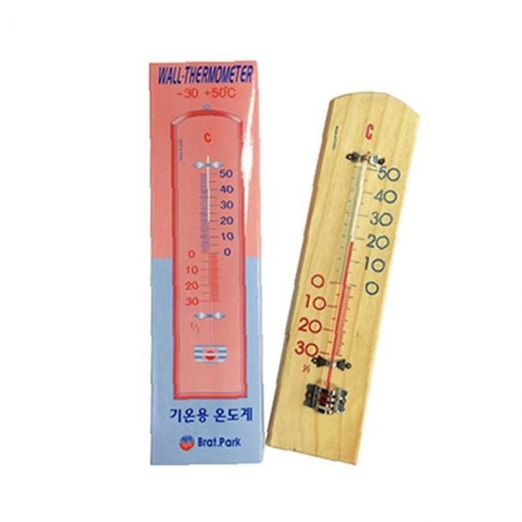 목판 한란계 산뜻한 기온용 온도계 -30 +50