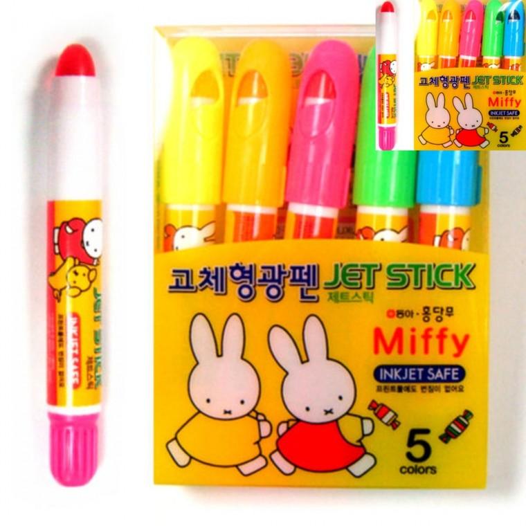 미피 고체형광펜 학용품형광펜 형광펜모음 학생용형광펜