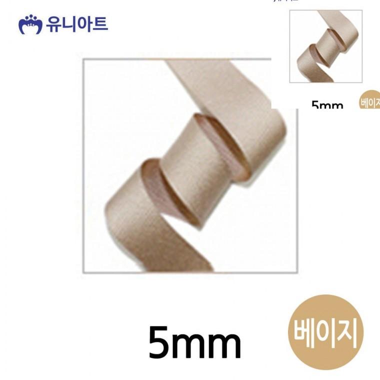 골직 롤 5mm 베이지 선물상자리본 화분리본 선물포장끈
