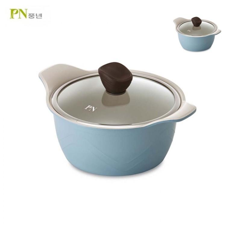 양수냄비 24cm 인덕션용냄비 세라믹코팅냄비 인덕션찌개냄비