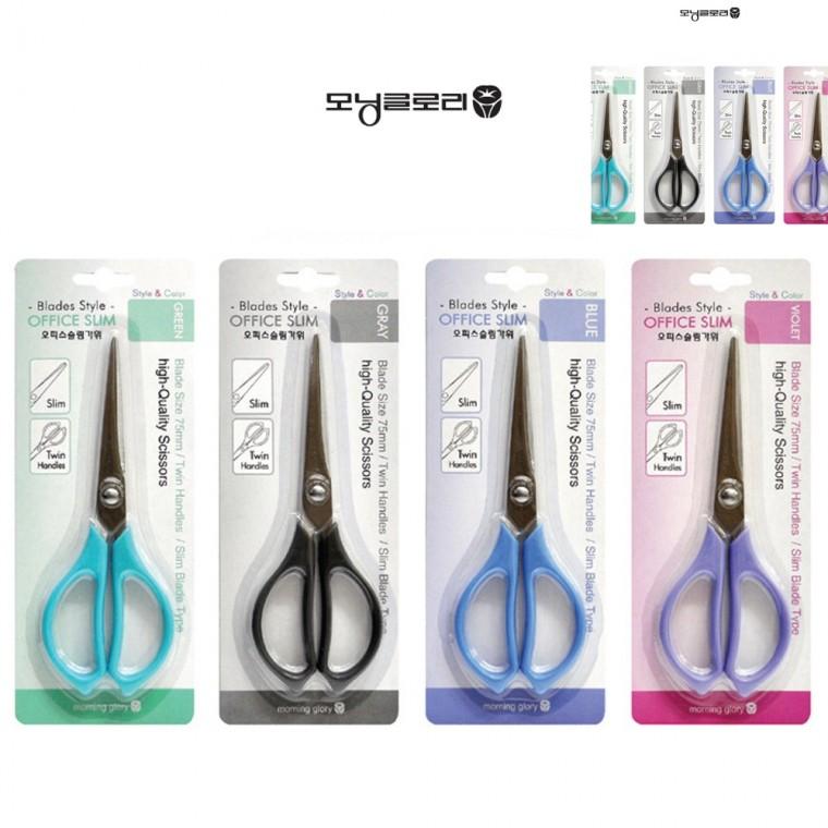 오피스 슬림가위 랜덤1개 주방가위 가정용가위 캠핑가위