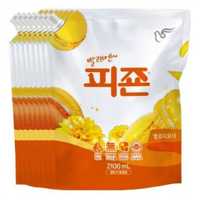 2100ml 섬유유연제 8개(1박스) 피죤 X 옐로미모사